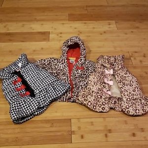 Toddler vests and zip up jacket